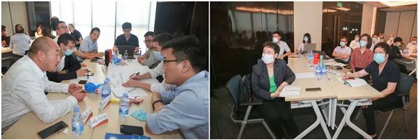 六大小組進行研討交流