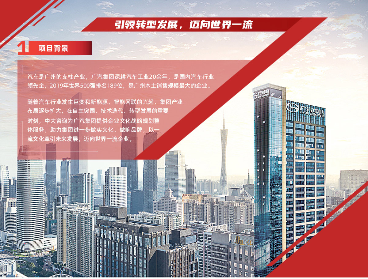 引領轉型發展，邁向世界一流丨廣汽集團企業文化戰略規劃整體服務