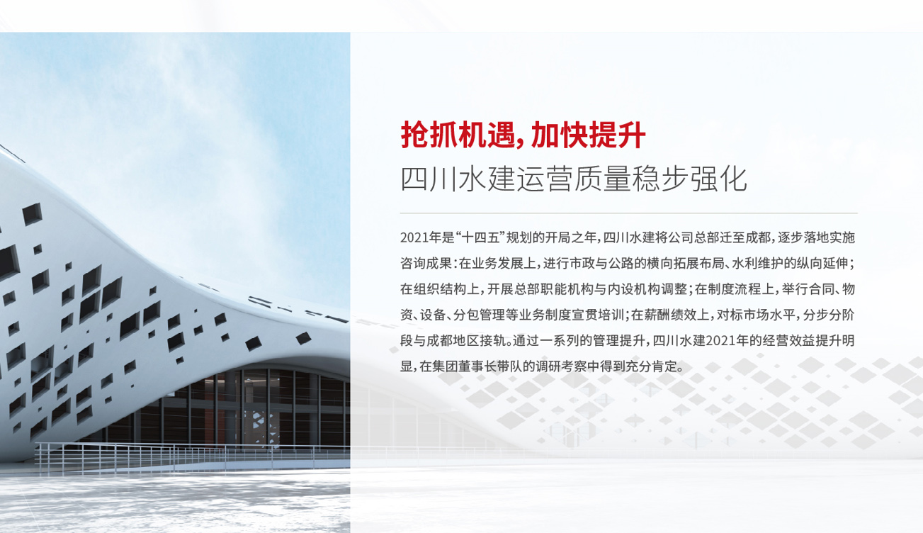 四川水建綜合管理提升項目