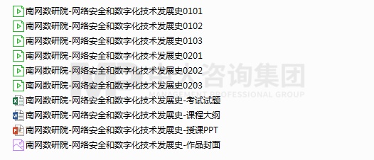 南方電網數字電網研究院有限公司數字化人才培訓課件開發項目 南方電網數字電網研究院有限公司數字化人才培訓課件開發項目